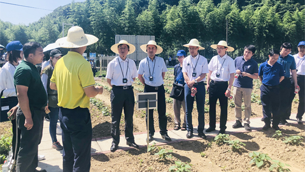 監(jiān)測(cè)點(diǎn)觀摩現(xiàn)場(chǎng)